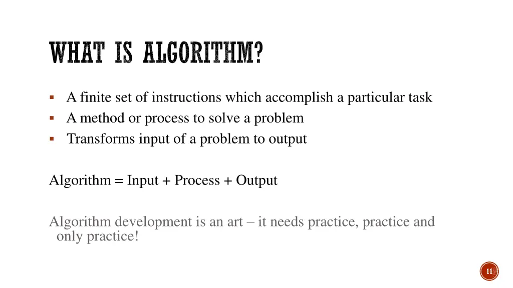 what is algorithm