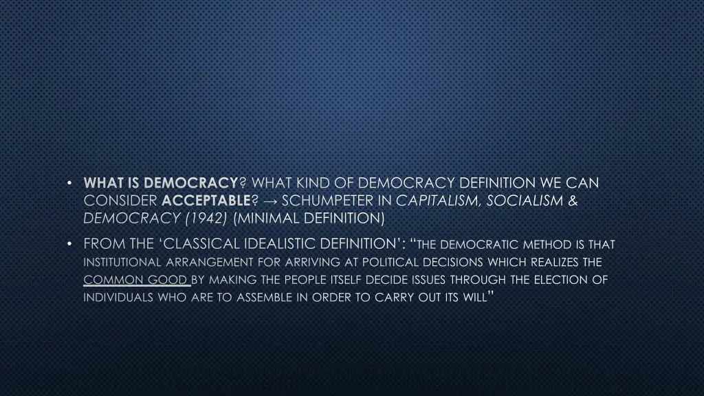 what is democracy what kind of democracy