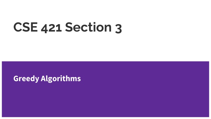 cse 421 section 3