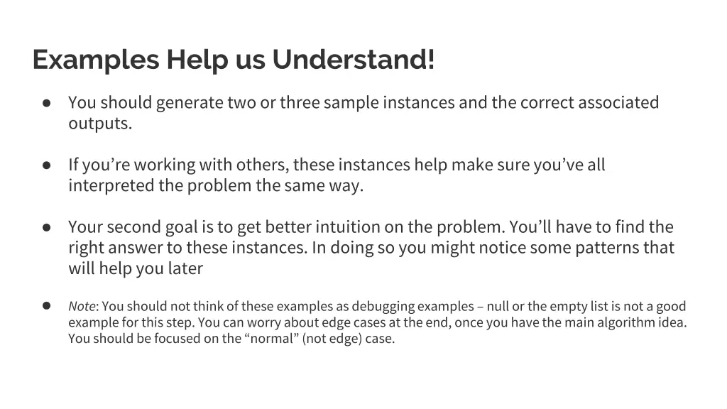examples help us understand