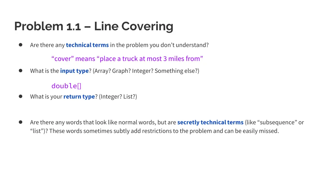 problem 1 1 line covering 2