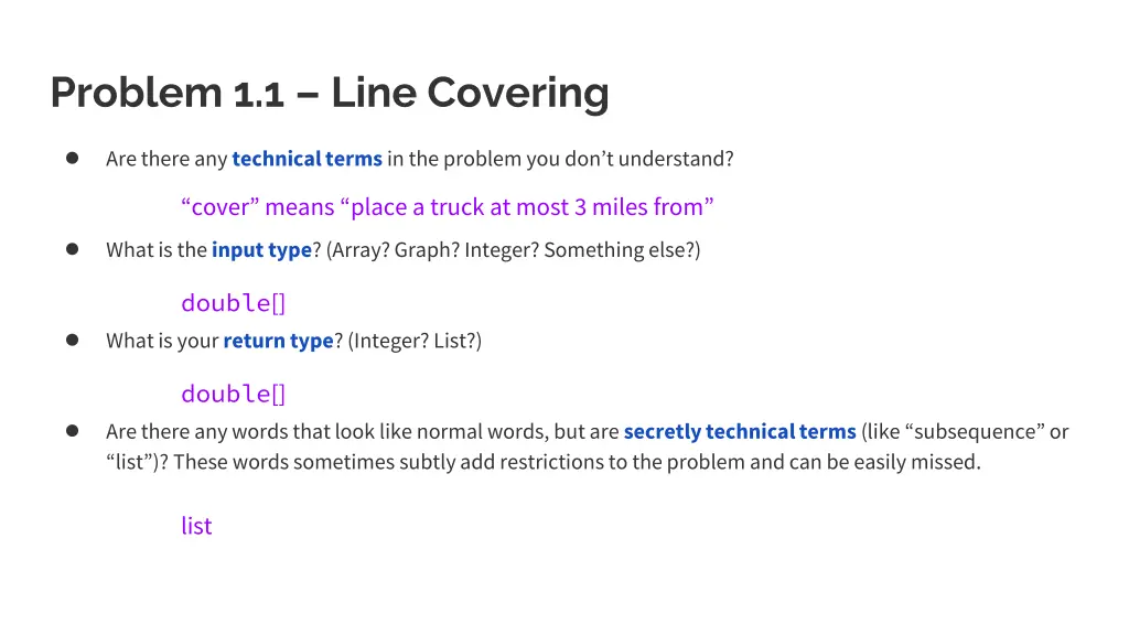 problem 1 1 line covering 4