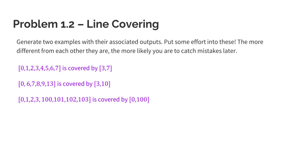 problem 1 2 line covering 1