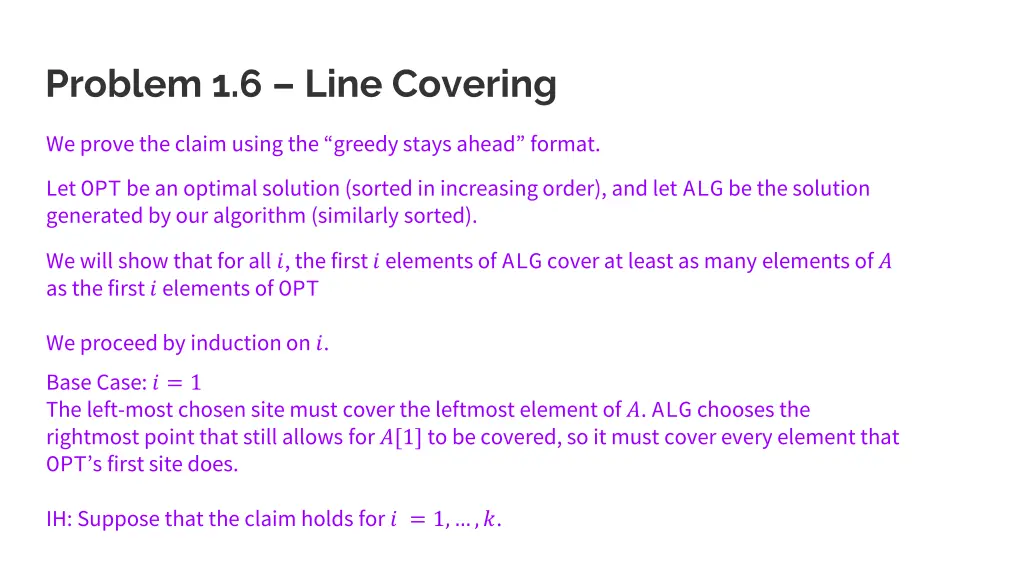problem 1 6 line covering 1