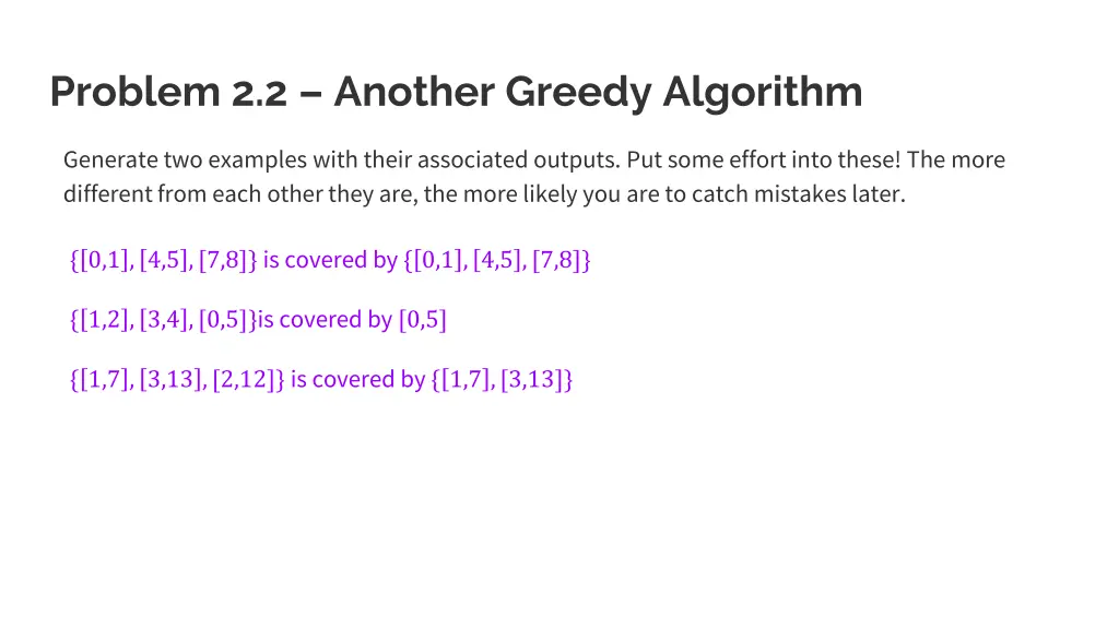 problem 2 2 another greedy algorithm