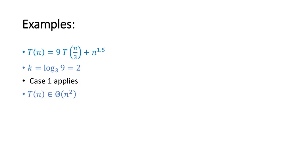 examples examples