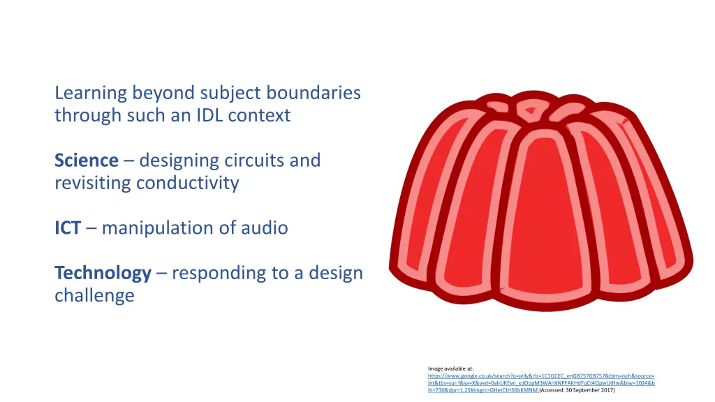 learning beyond subject boundaries through such