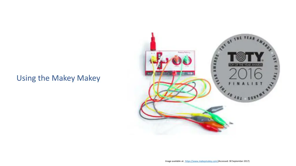 using the makey makey
