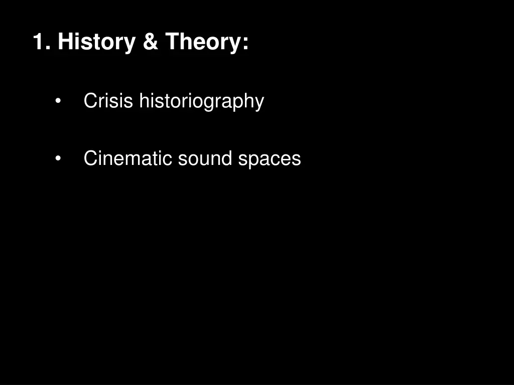 1 history theory 2