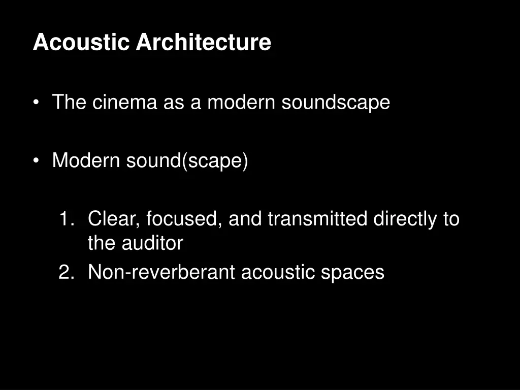 acoustic architecture 2