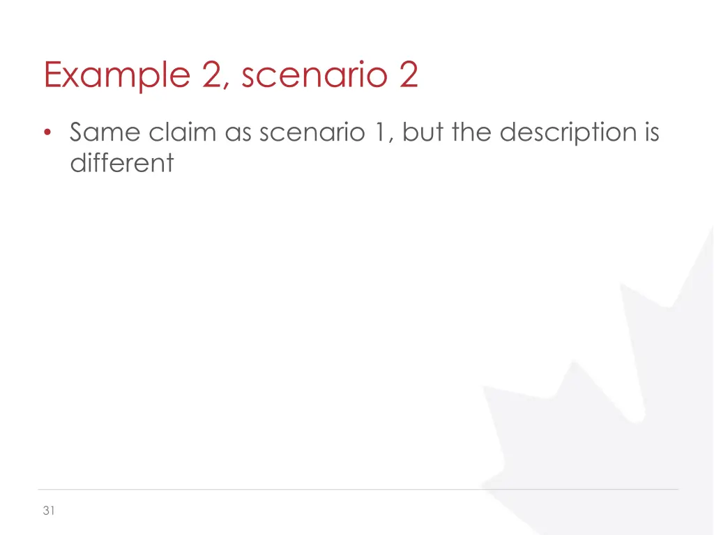 example 2 scenario 2