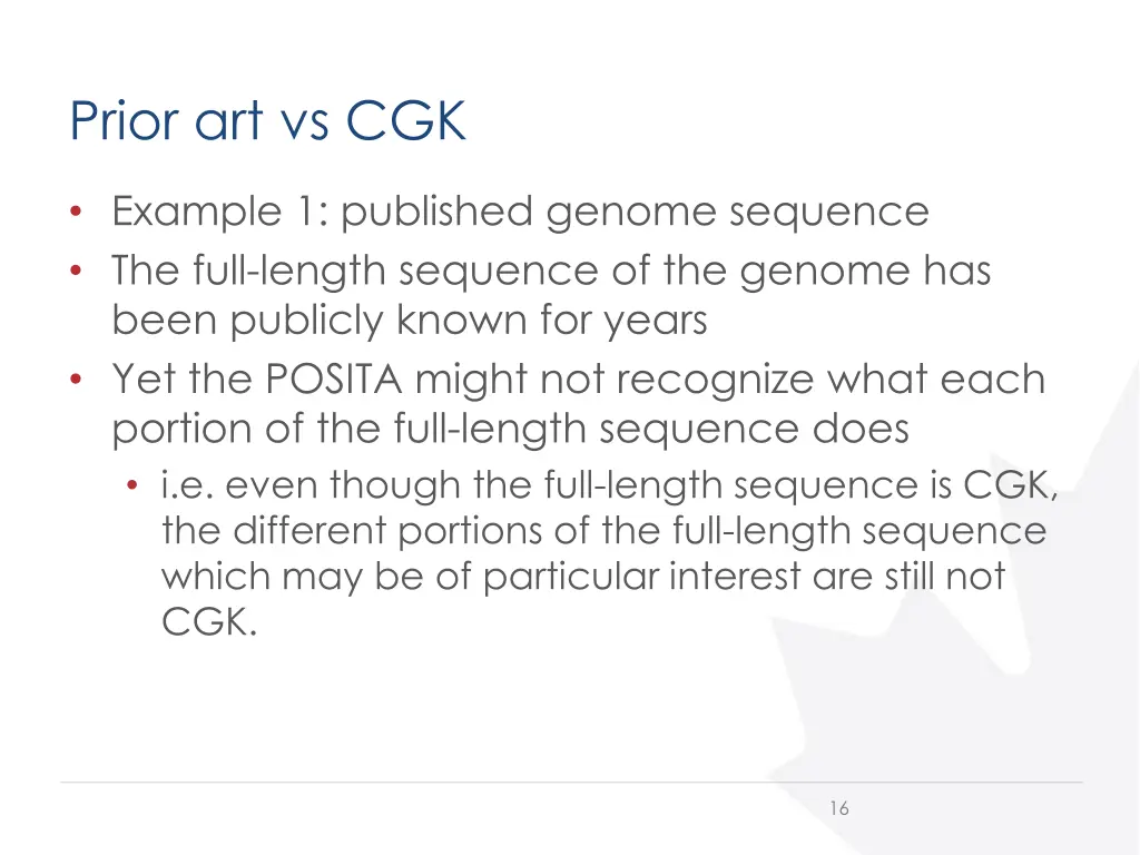 prior art vs cgk 1