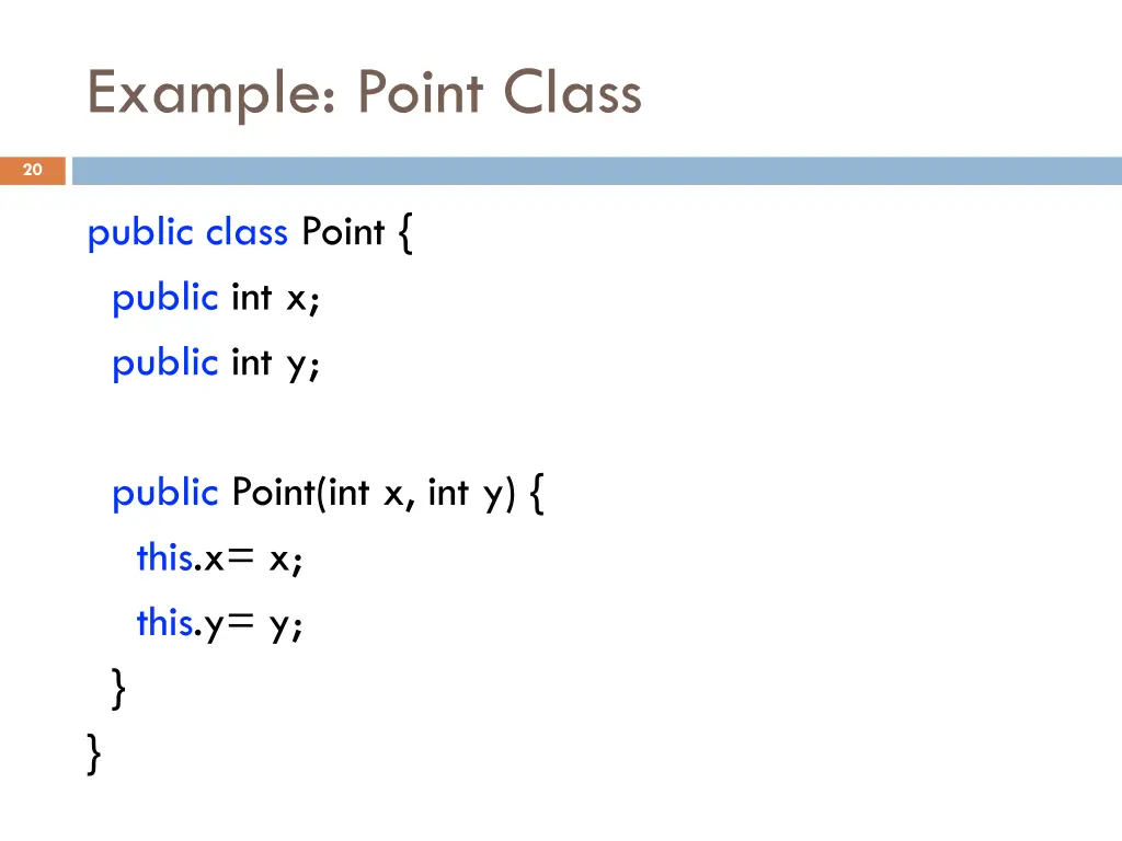 example point class