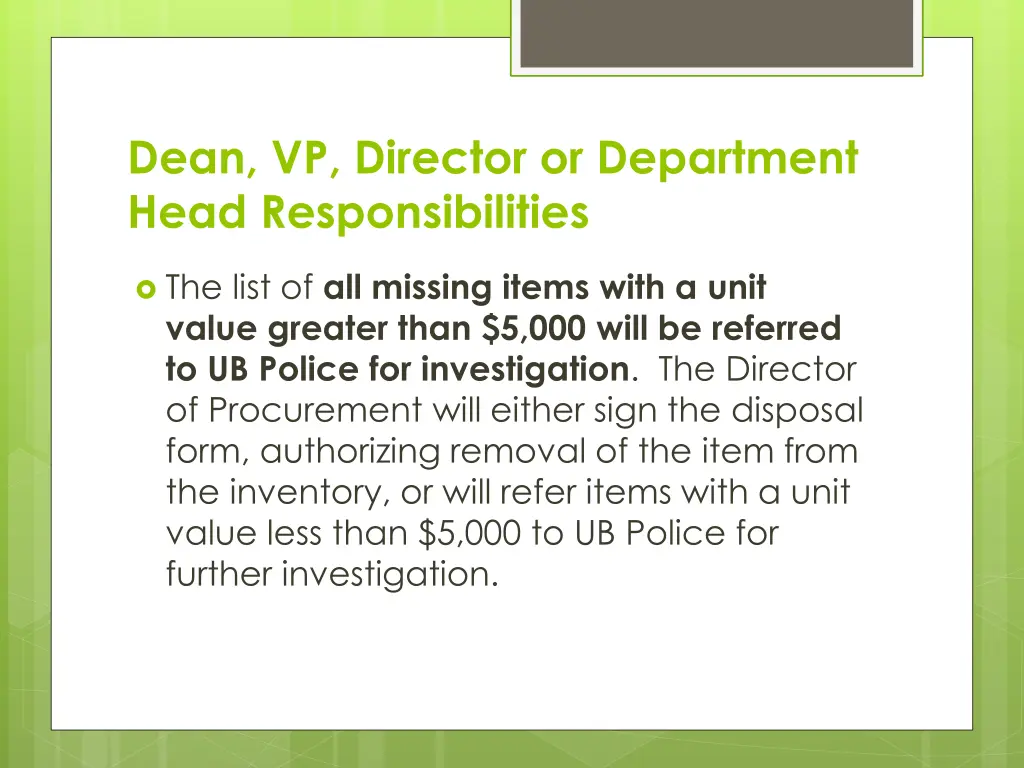 dean vp director or department head 1