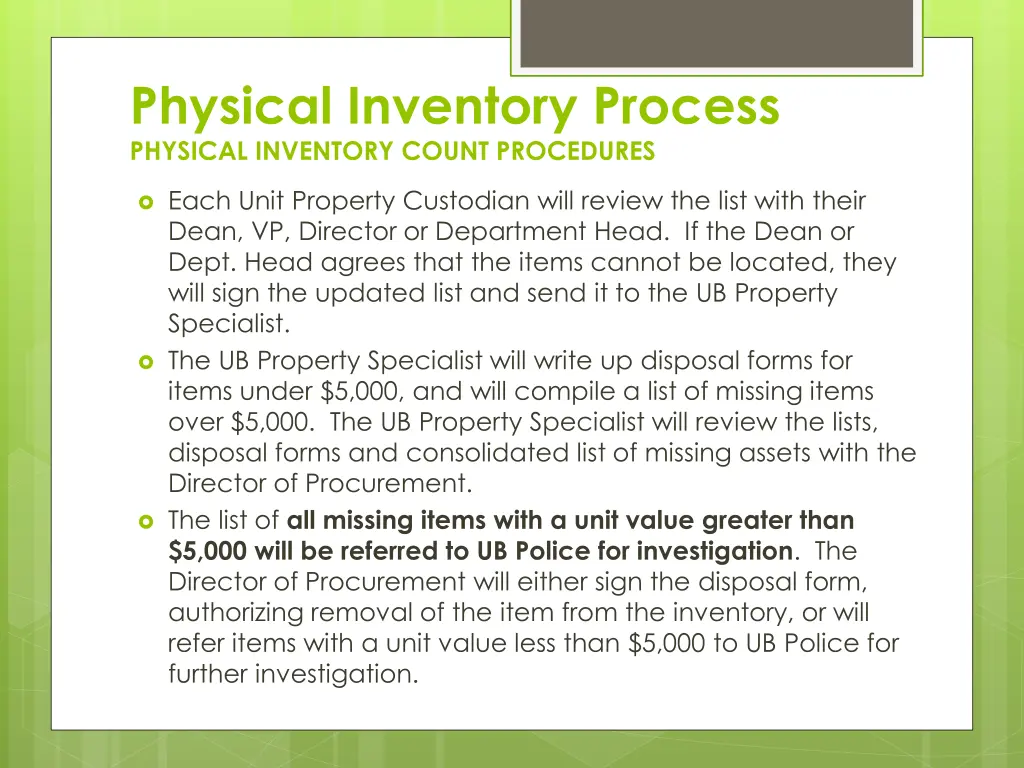 physical inventory process physical inventory 2