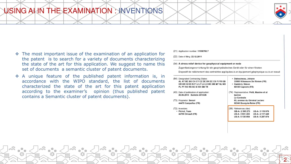 using ai in the examination inventions