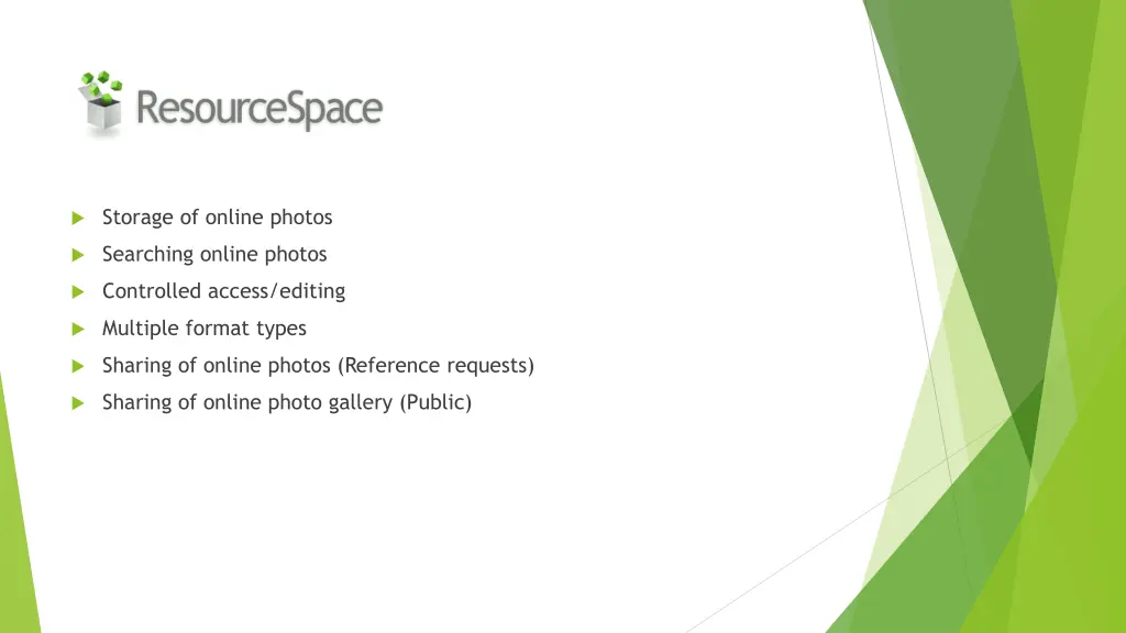storage of online photos