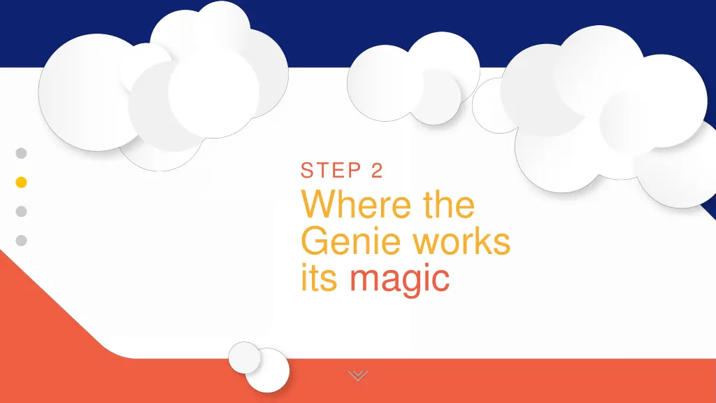 step 2 where the genie works its magic