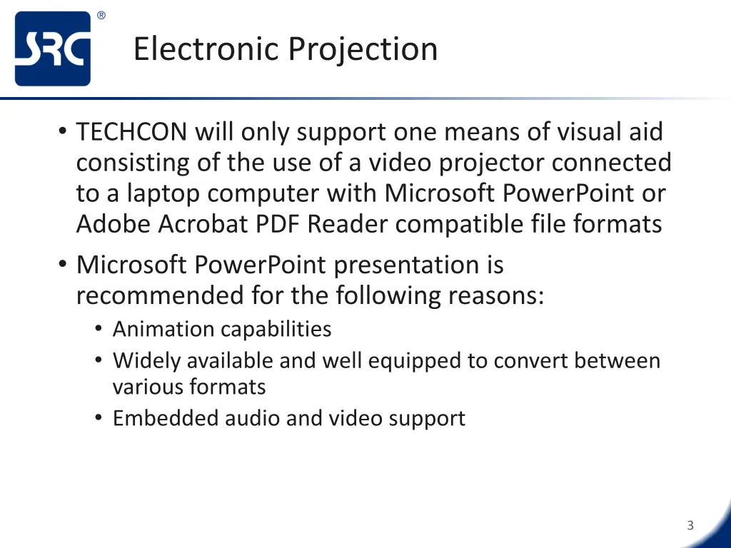 electronic projection
