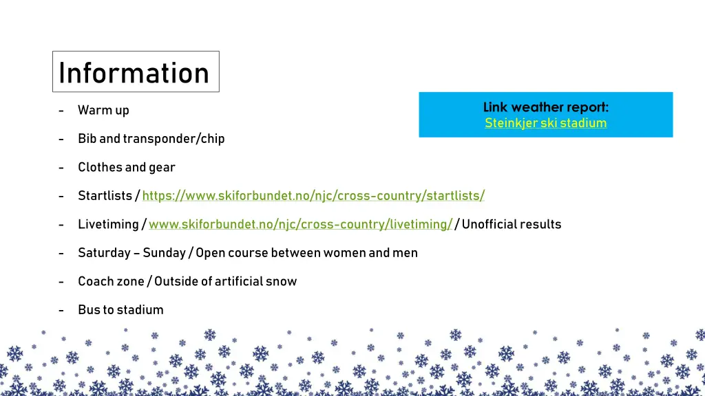 information