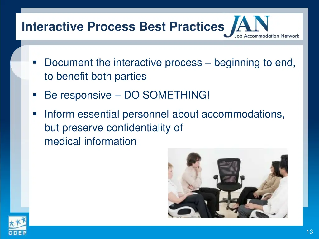 interactive process best practices 3