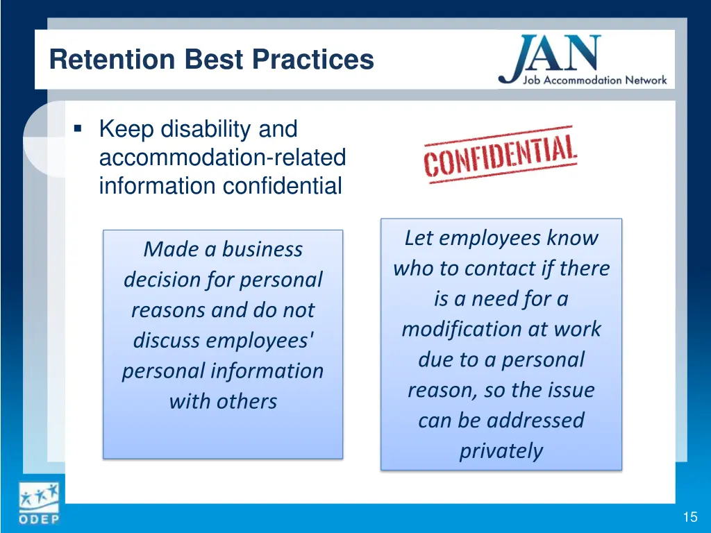 retention best practices