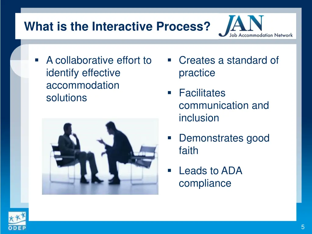 what is the interactive process