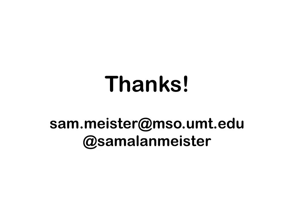 thanks