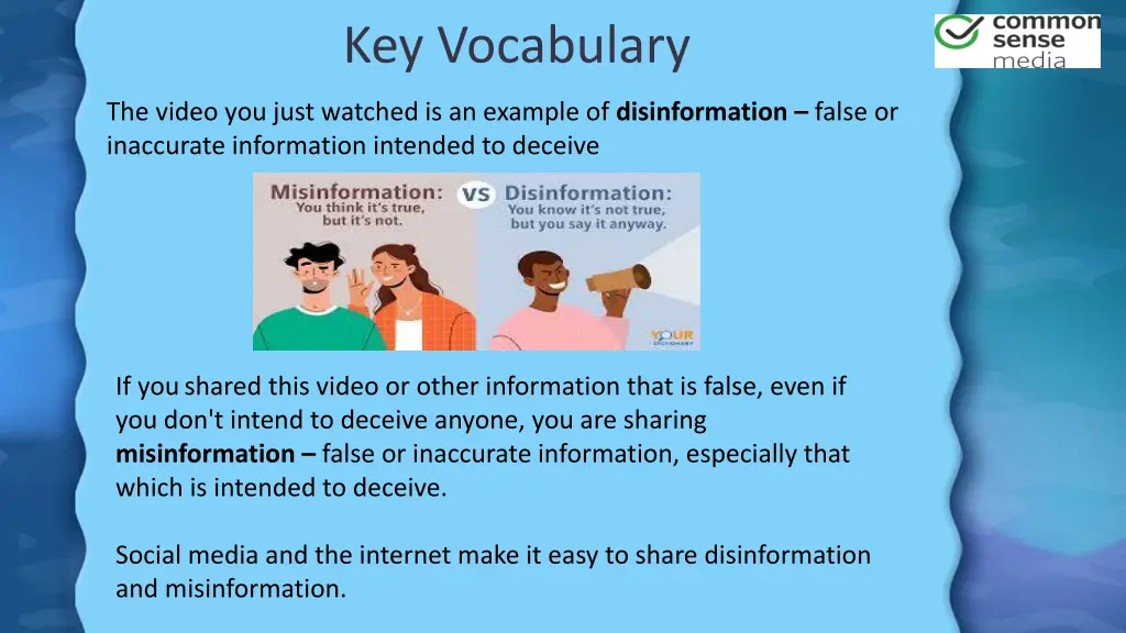 key vocabulary