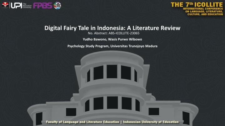 digital fairy tale in indonesia a literature