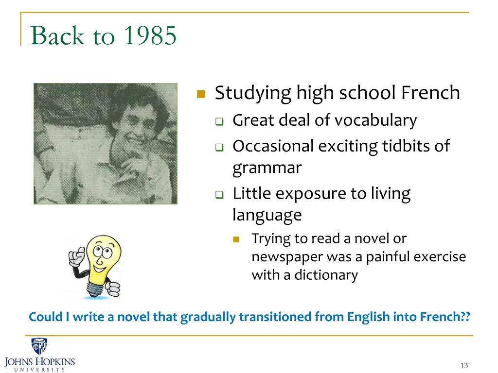back to 1985