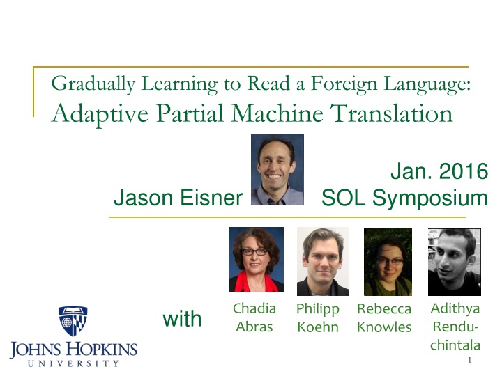 gradually learning to read a foreign language
