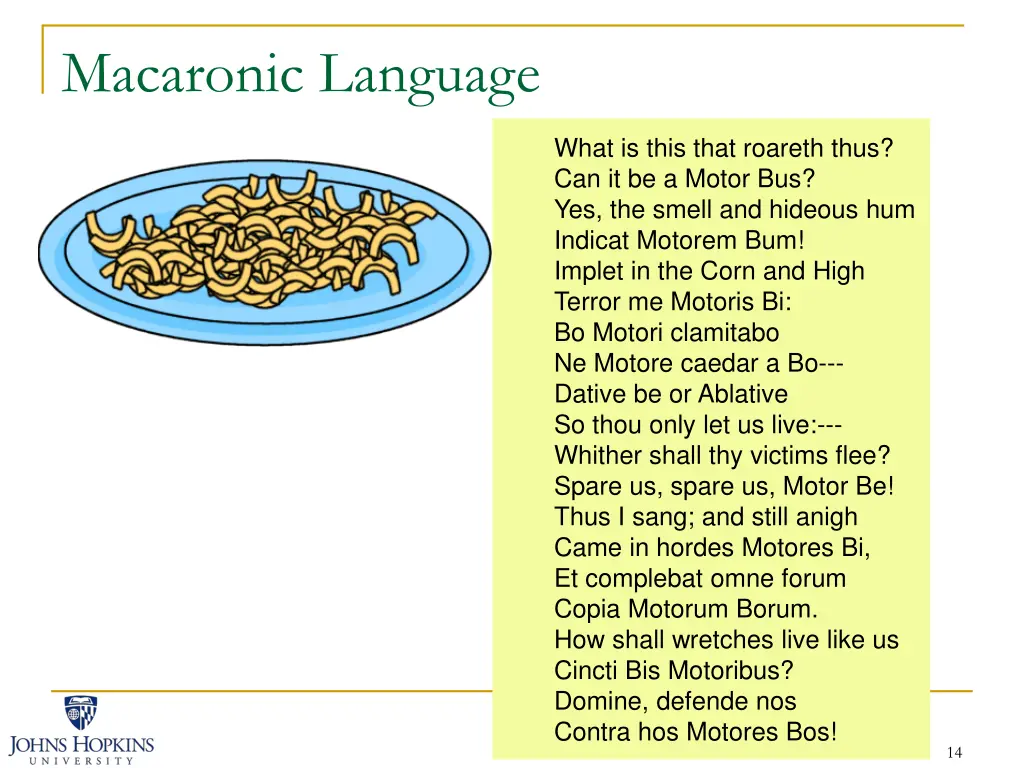 macaronic language