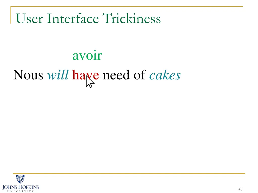 user interface trickiness 23