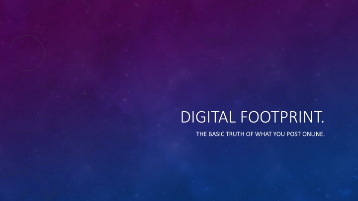 digital footprint