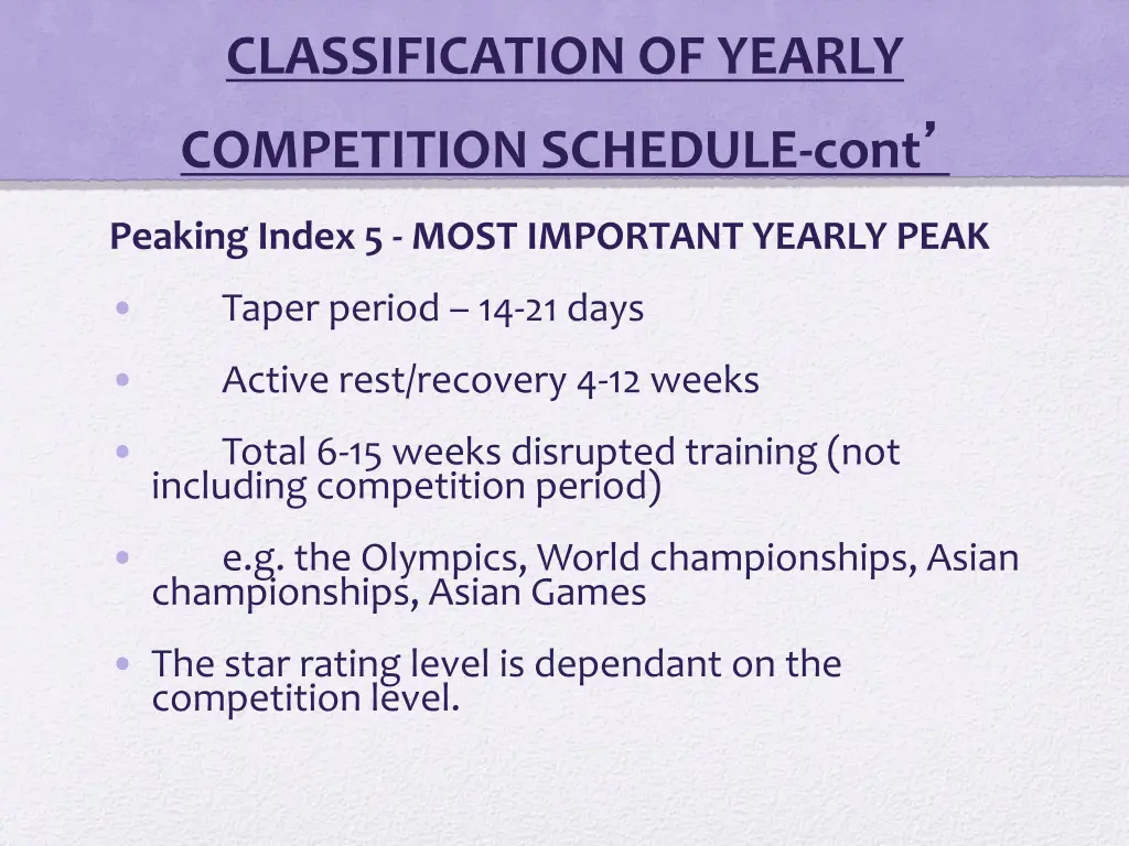 classification of yearly 1