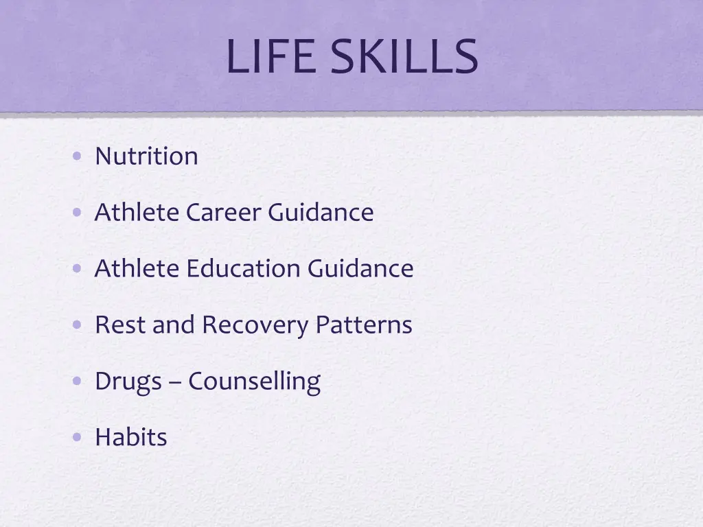 life skills