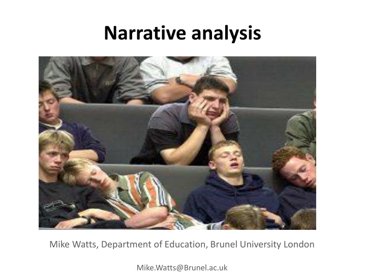 narrative analysis