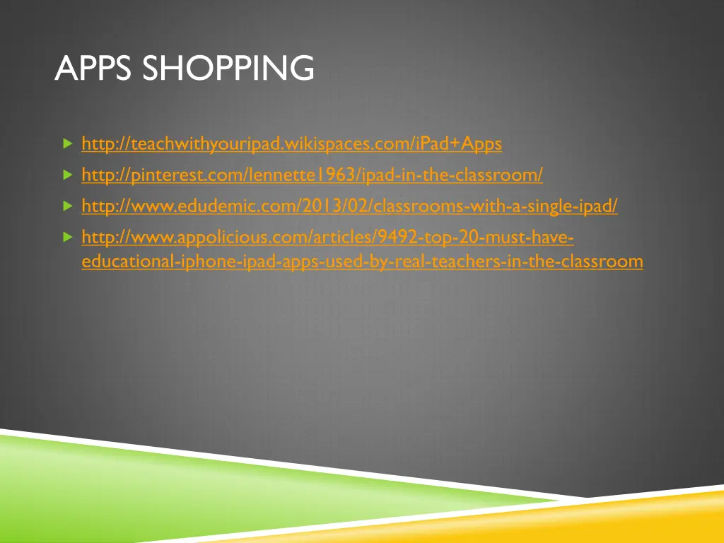 apps shopping