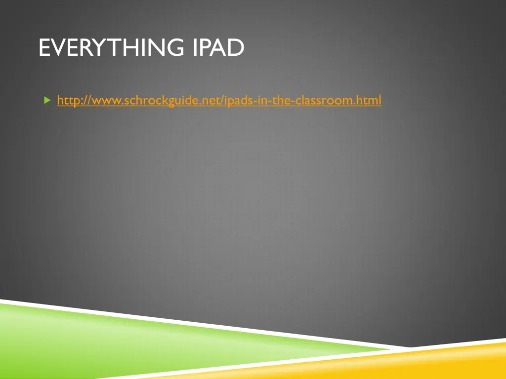everything ipad