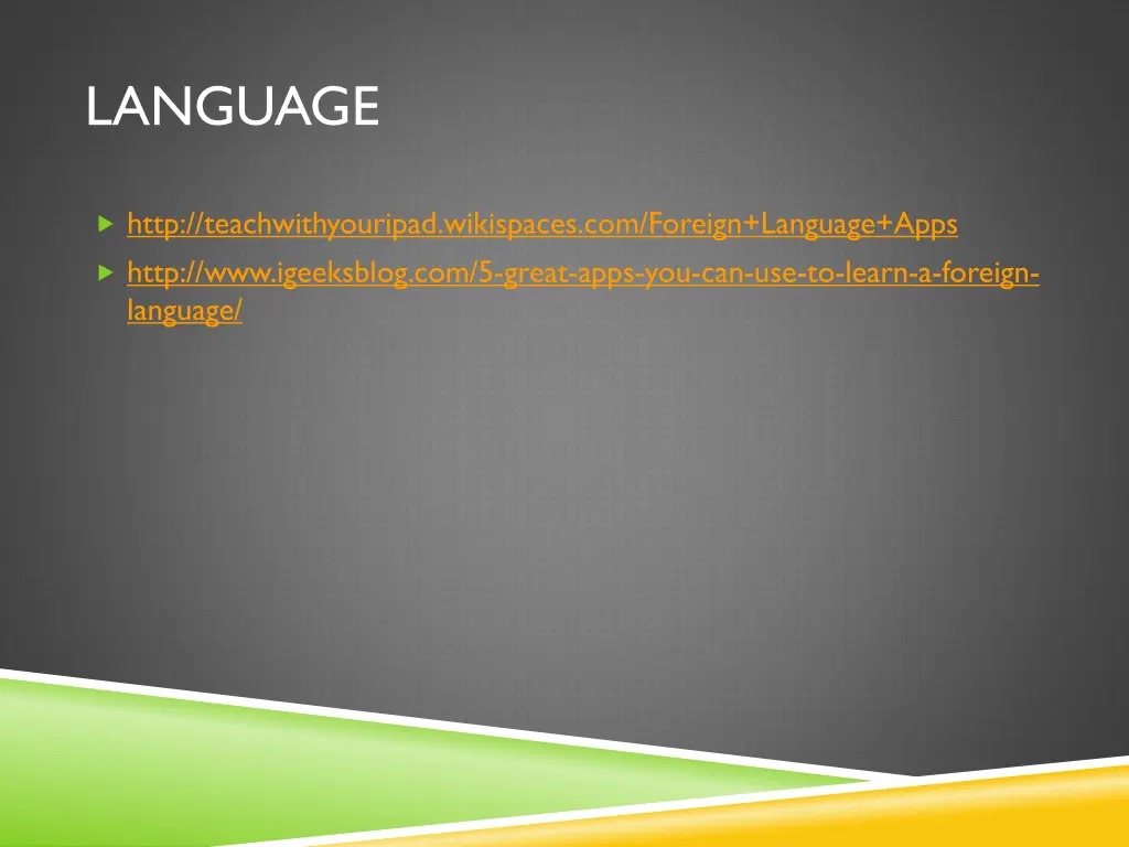 language