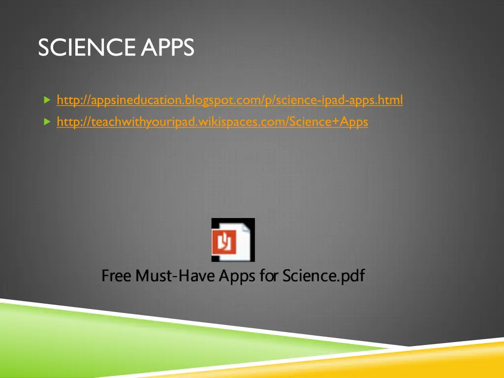science apps