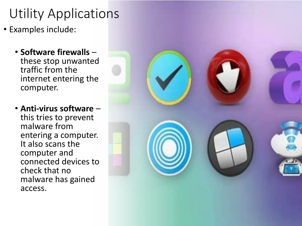 utility applications examples include