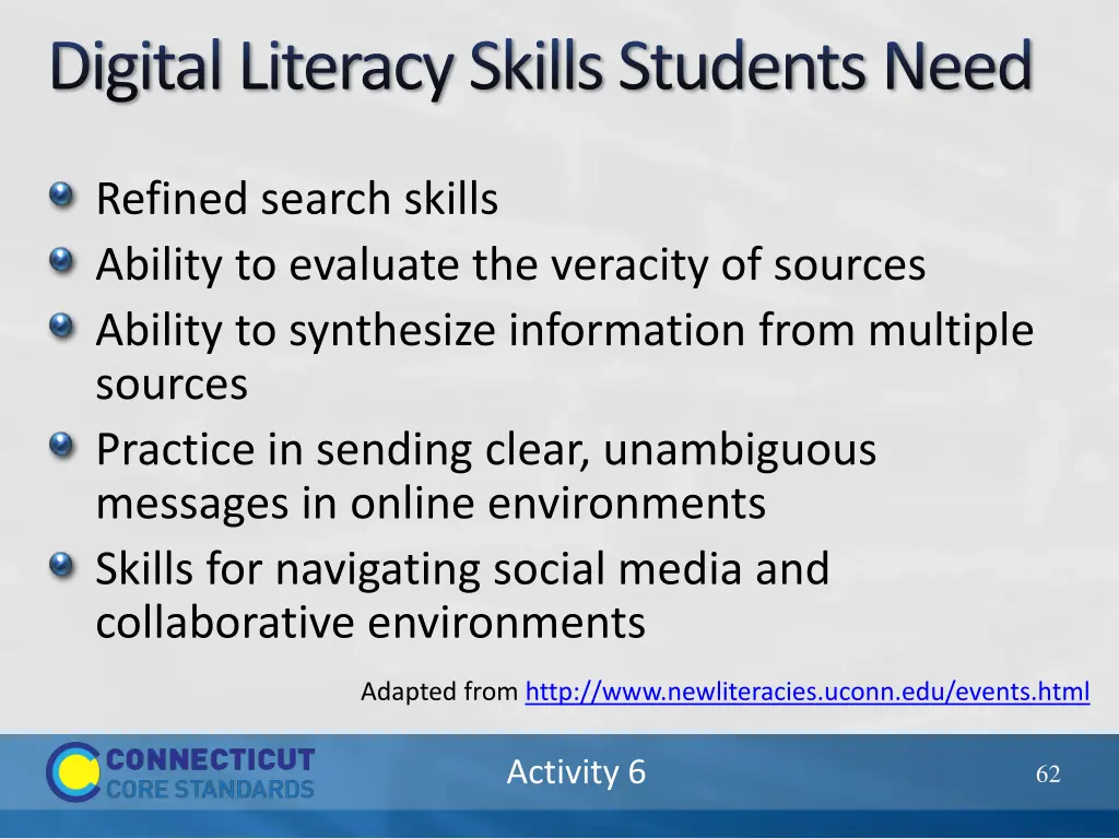 digital literacy skills students need