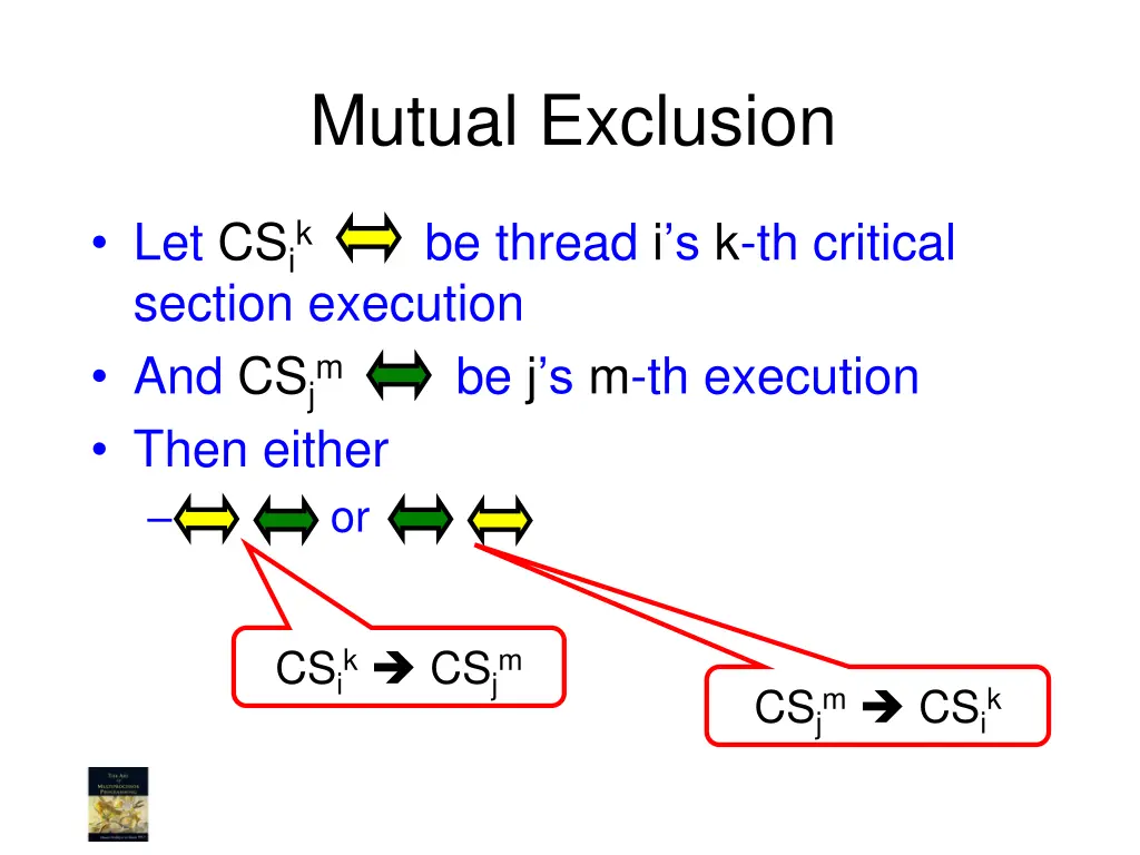 mutual exclusion