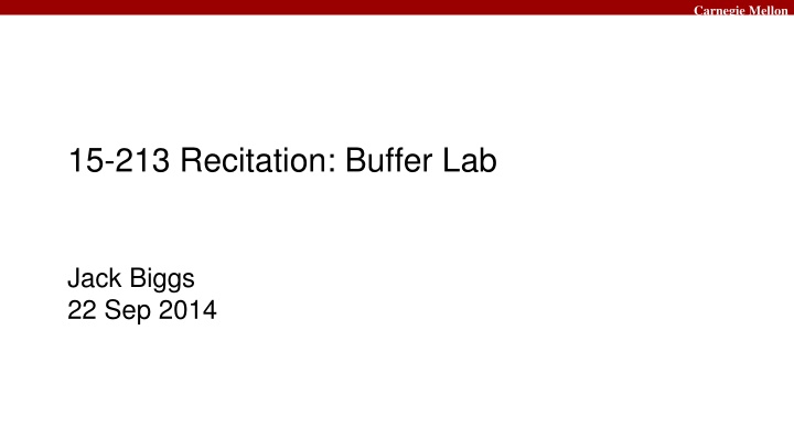 carnegie mellon