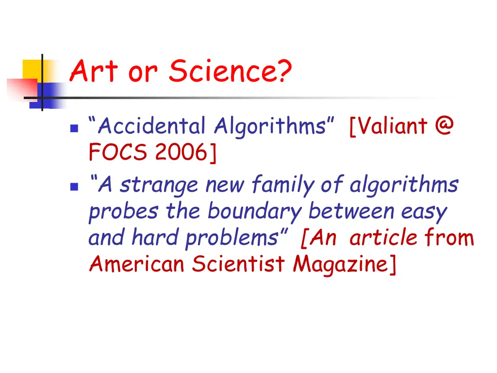 art or science