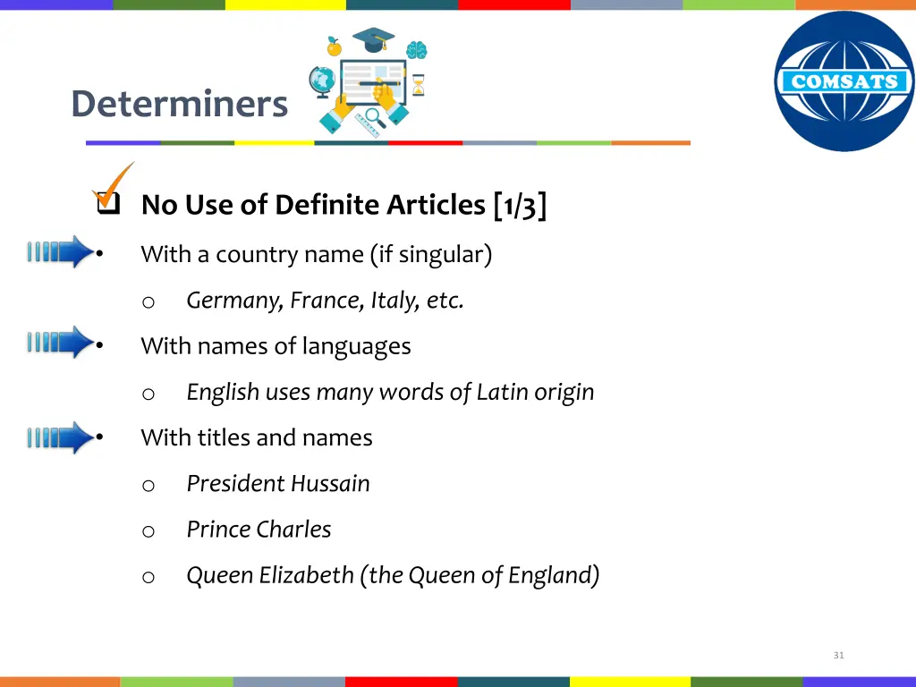 determiners 7