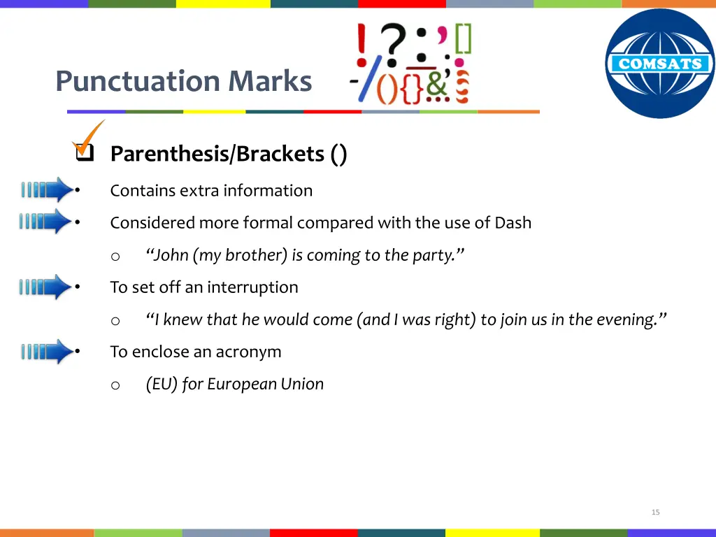 punctuation marks 12
