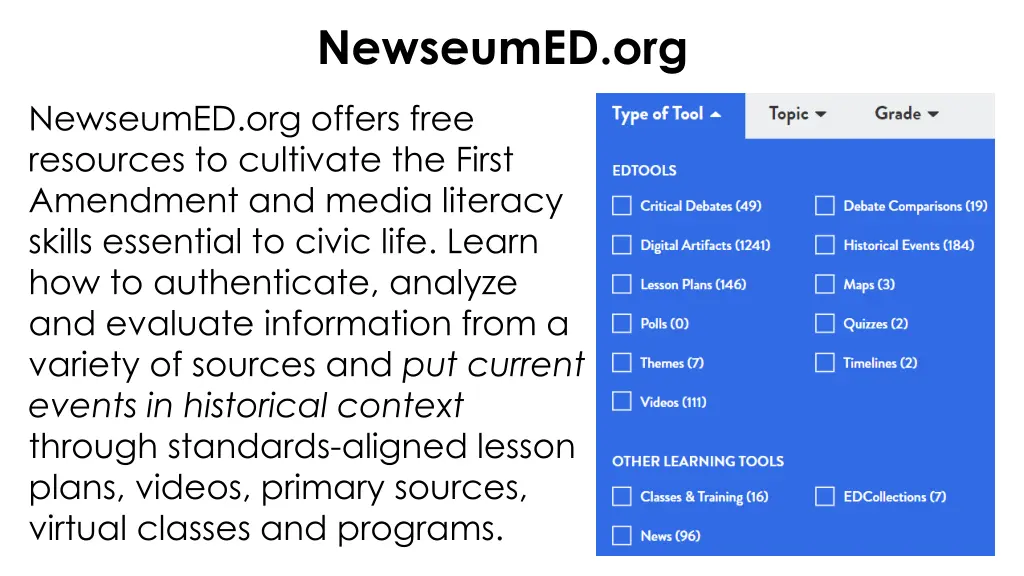 newseumed org